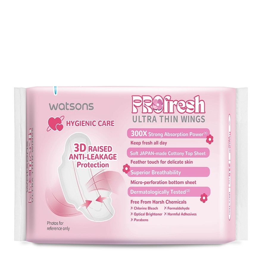 Ultra-Thin Sanitary Napkin with Wings 23.5cm 24's