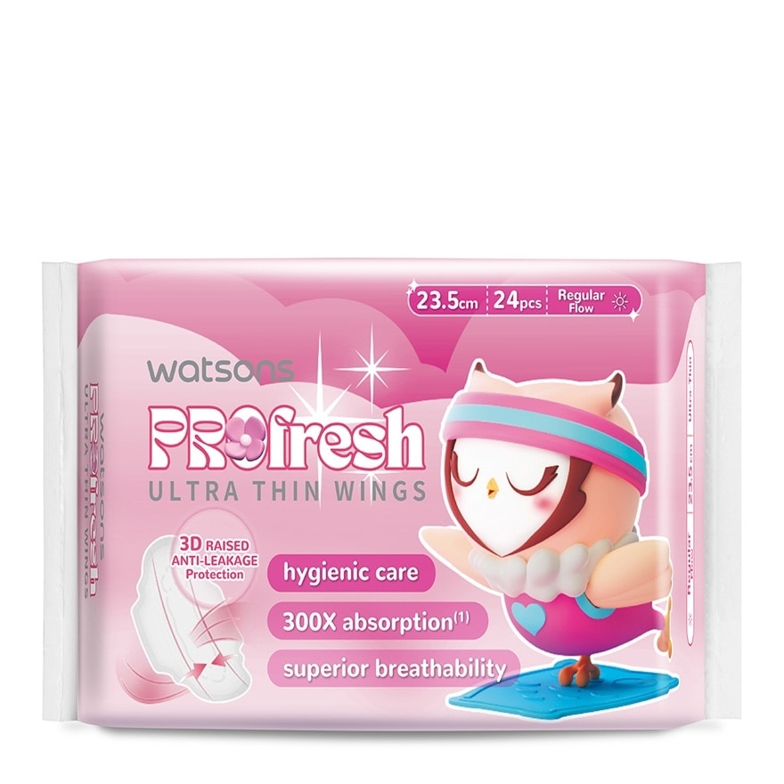 Ultra-Thin Sanitary Napkin with Wings 23.5cm 24's
