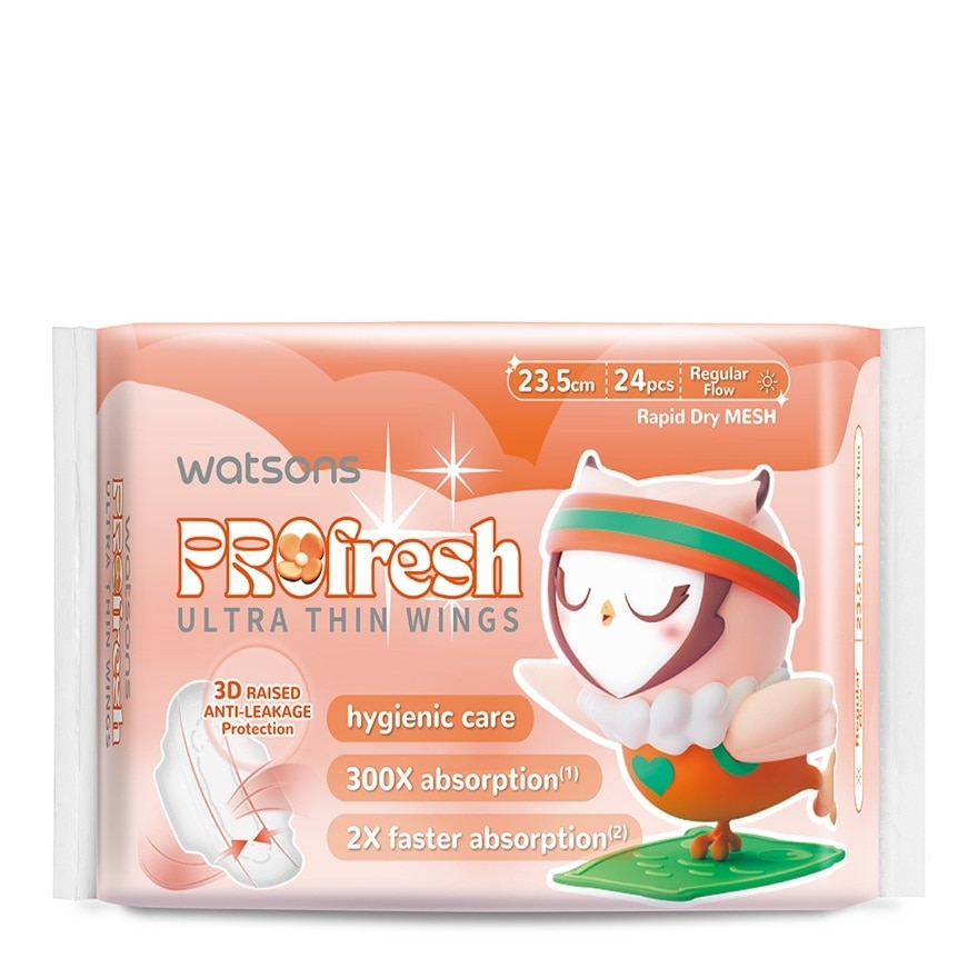 Ultra-Thin Soft Dry Sanitary Napkin 23.5cm 24's