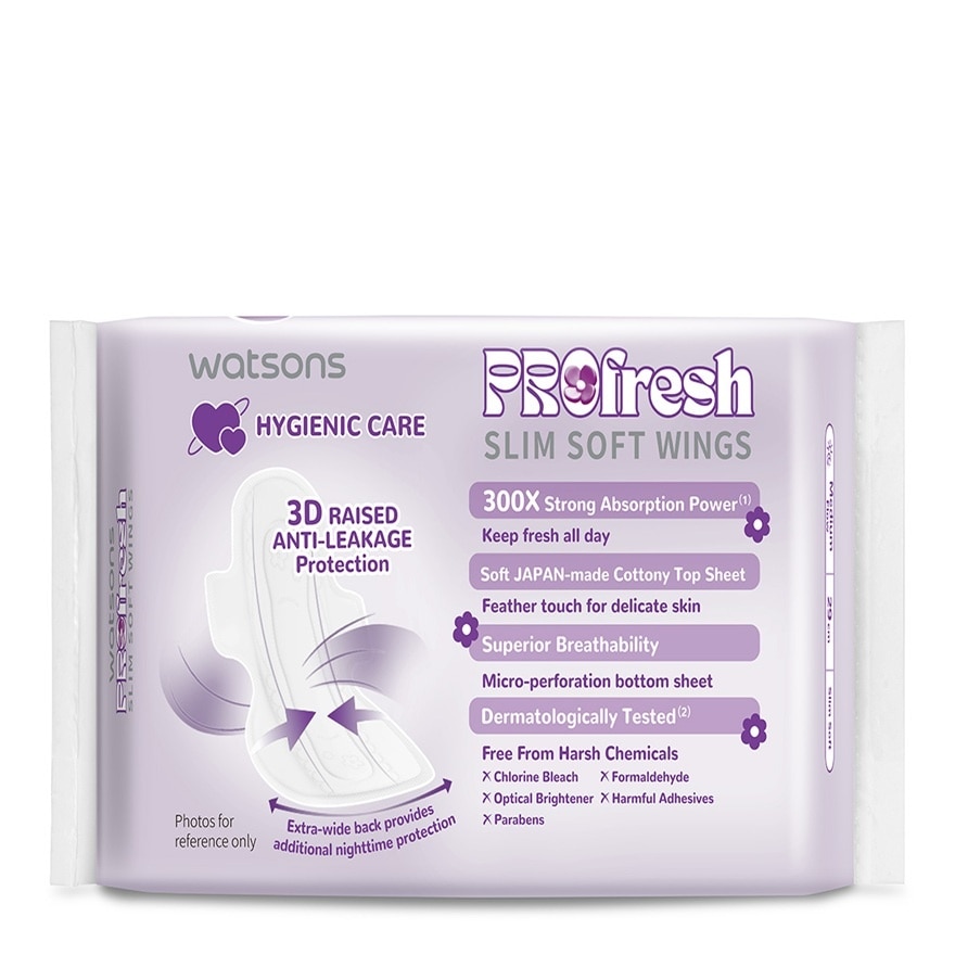 Slim Cottony Soft Sanitary Napkins 29cm x 18's