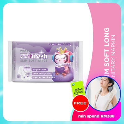 WATSONS - Slim Cottony Soft Sanitary Napkins 29cm x 18's