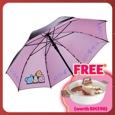 BT21 Minini Umbrella 24inch Purple 1s