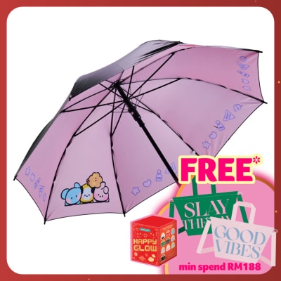 BT21 Minini Umbrella 24inch Purple 1s