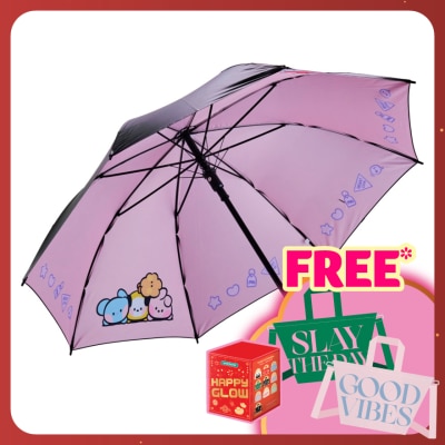BT21 Minini Umbrella 24inch Purple 1s