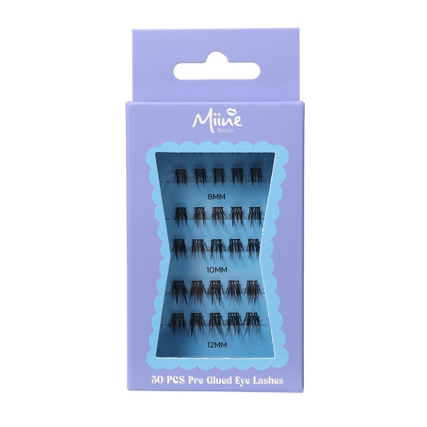 Pre-Glued Lash Clusters Basic 6 30s