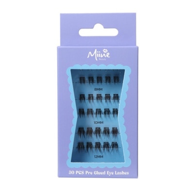 MIINE - Pre-Glued Lash Clusters Basic 6 30s