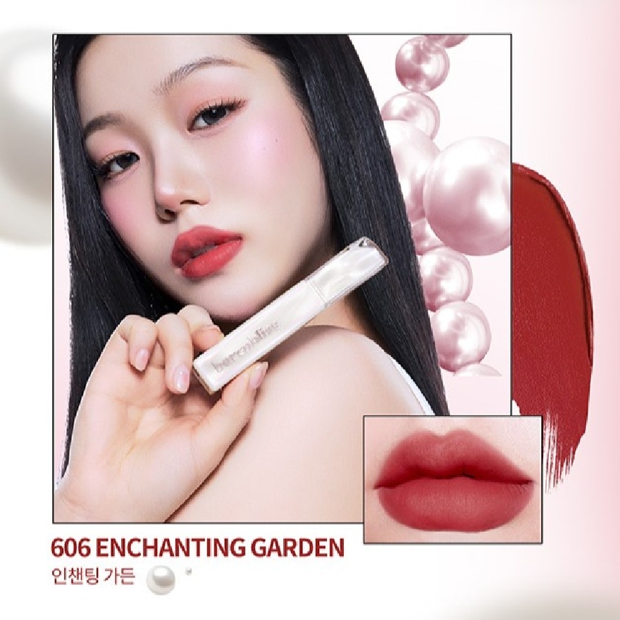 Aura Mood Transferproof Matte Lip Cream 606 Enchanting Garden