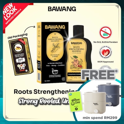 BAWANG Roots Strengthening Shampoo 400ML with Chinese Herbal Formulation
