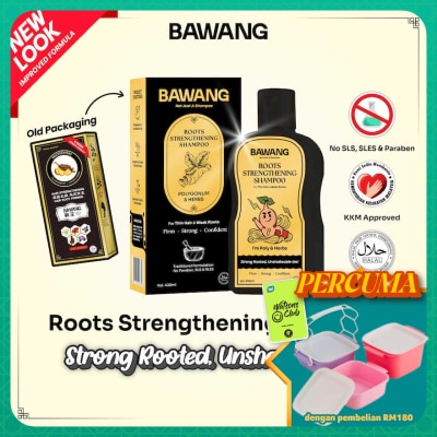 BAWANG - Roots Strengthening Shampoo 400ML with Chinese Herbal Formulation