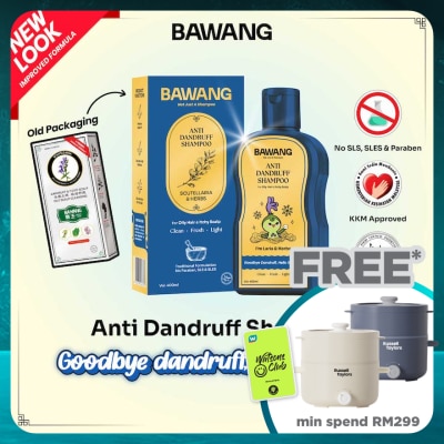 BAWANG Anti Dandruff Shampoo 400ML with Chinese Herbal Formulation