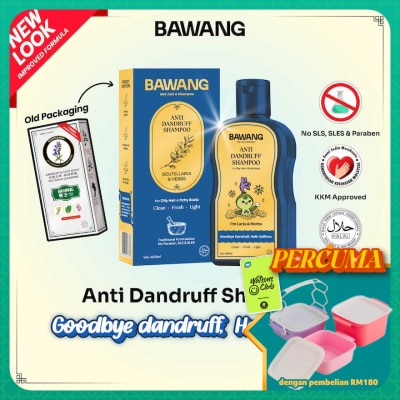 BAWANG - Anti Dandruff Shampoo 400ML with Chinese Herbal Formulation