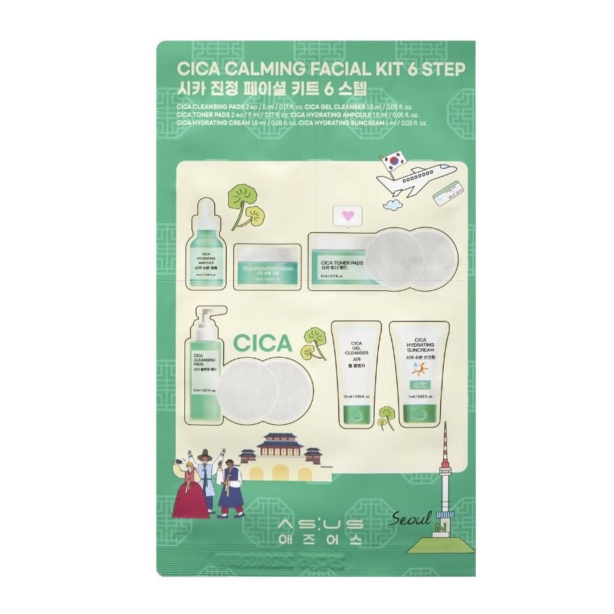 Cica Calming Facial Kit 6 Step 1s