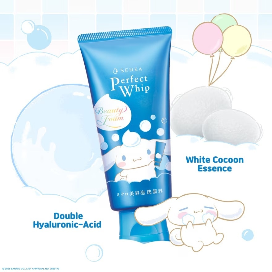 Perfect Whip Cleanser Cinnamoroll 120g