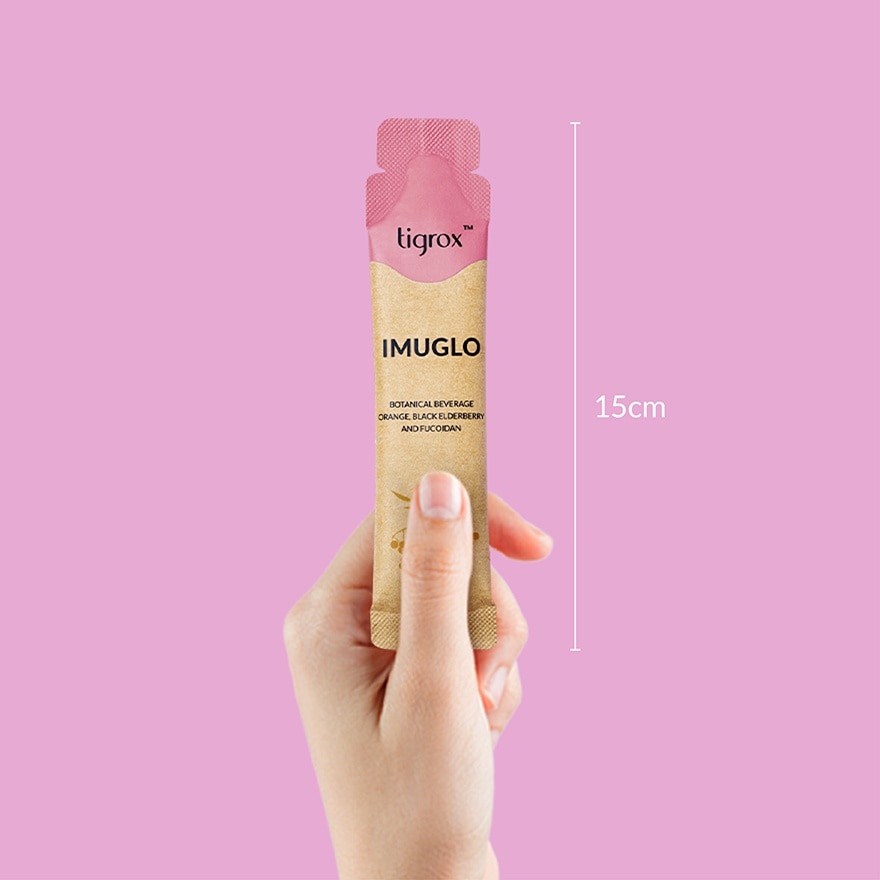 Imuglo Botanical Beverage Orange Black Elderberry And Fucoidan 20mlx7s