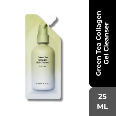 HIDEHERE Green Tea Collagen Gel Cleanser 25ml
