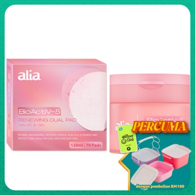 ALIA - BioActV-5 Renewing Dual Toner Pads 70s