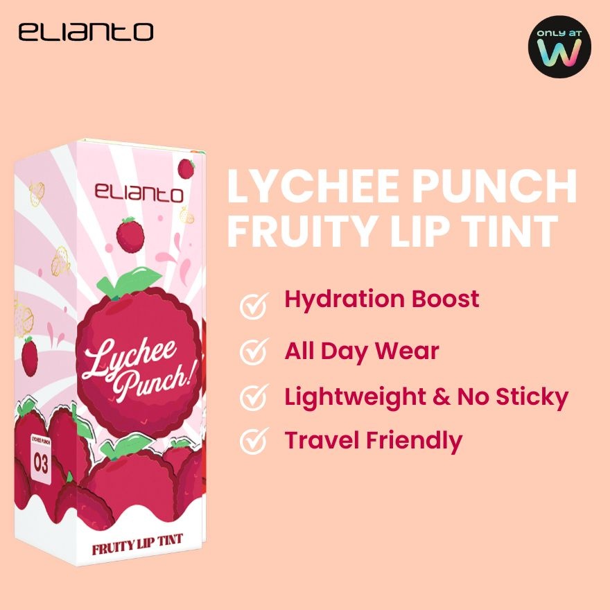 Elianto Fruity Lip Tint 02 Lychee Punch image
