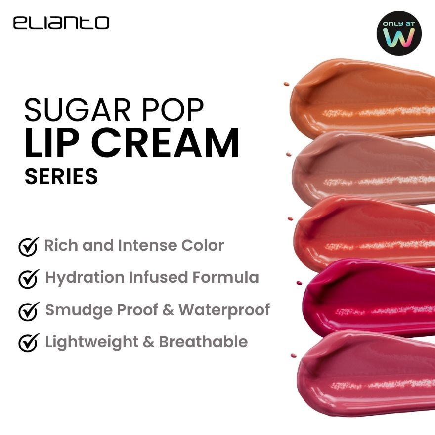 Elianto Sugar Pop Lip Cream 02 Crème Brule