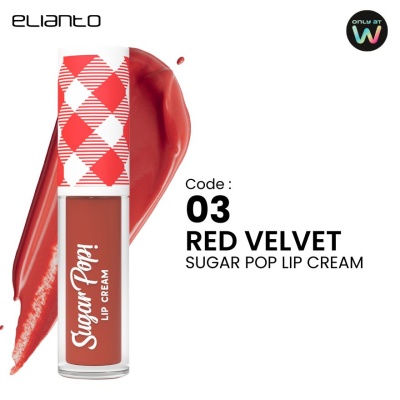 ELIANTO - Elianto Sugar Pop Lip Cream 03 Red Velvet