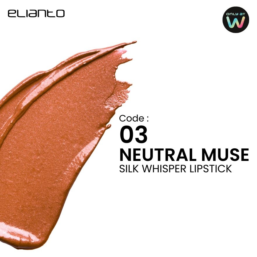 Elianto Silk Whisper Lipstick 03 Neutral Muse image