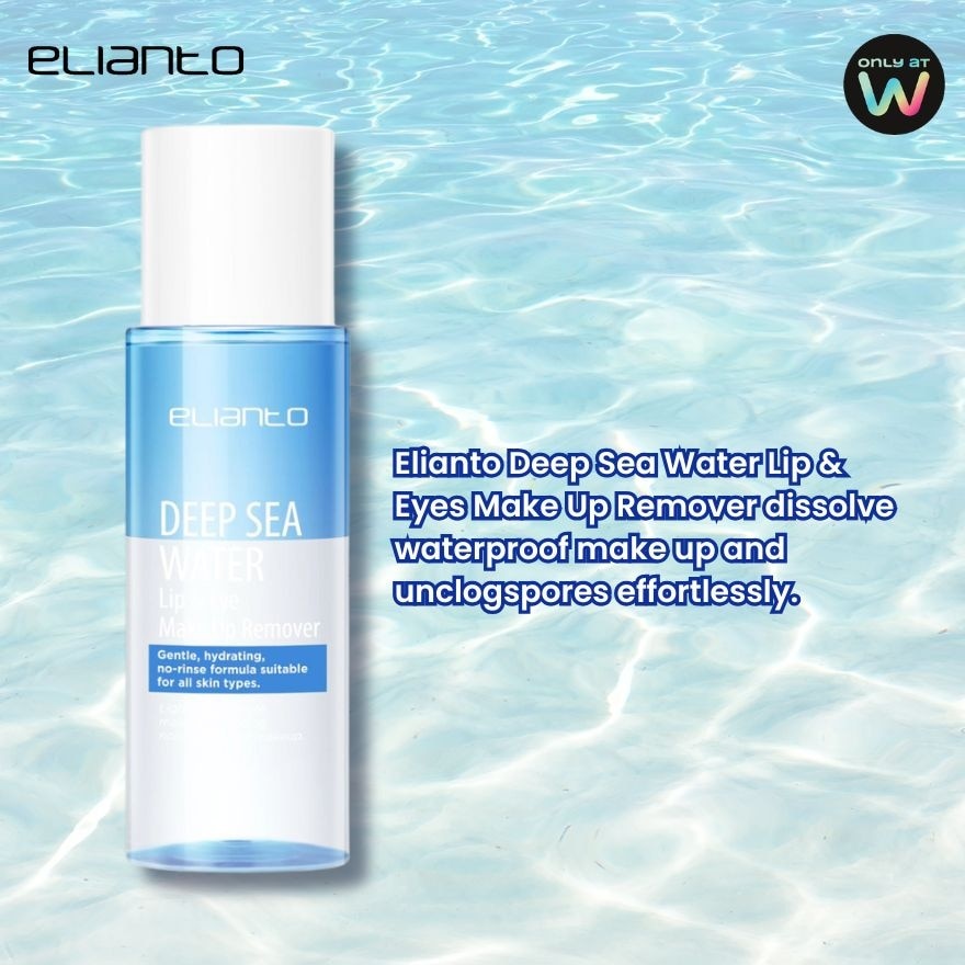 Elianto Deep Sea Lip & Eyes Make Up Remover