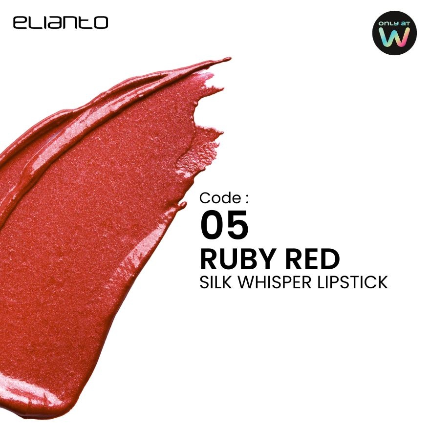 Elianto Silk Whisper Lipstick 05 Ruby Red image