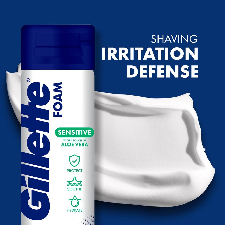 Aloe Sensitive Shave Foam 245g image