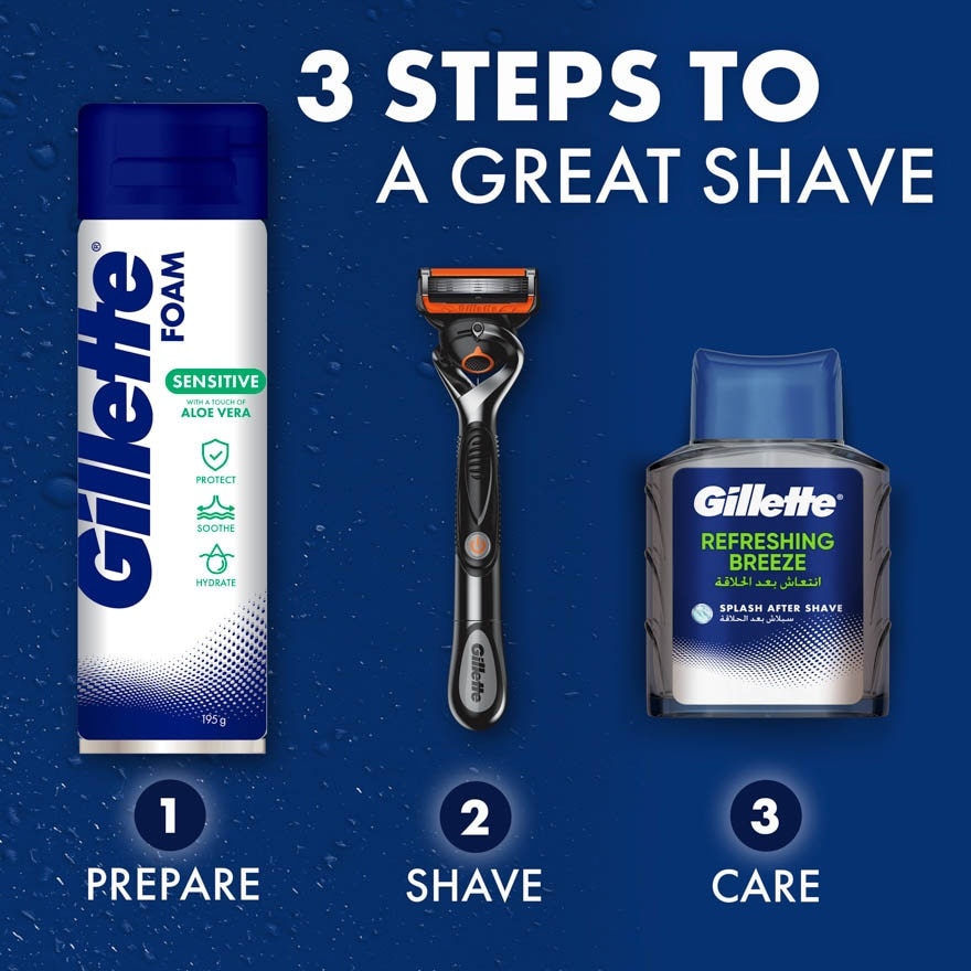 Aloe Sensitive Shave Foam 245g