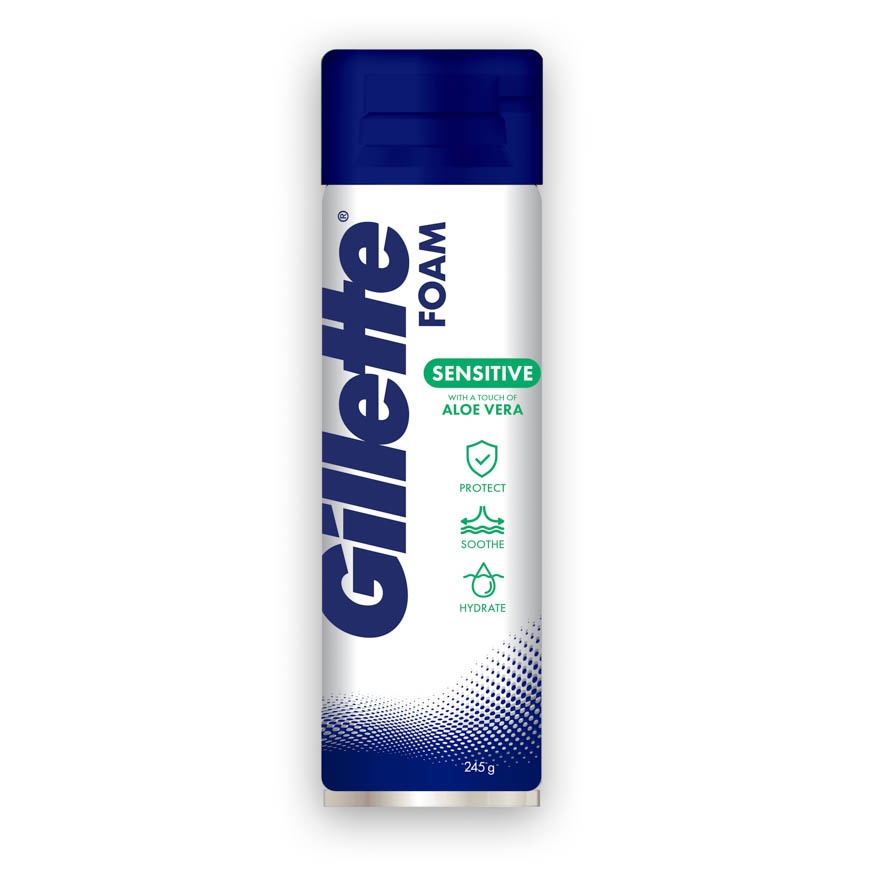 Aloe Sensitive Shave Foam 245g image