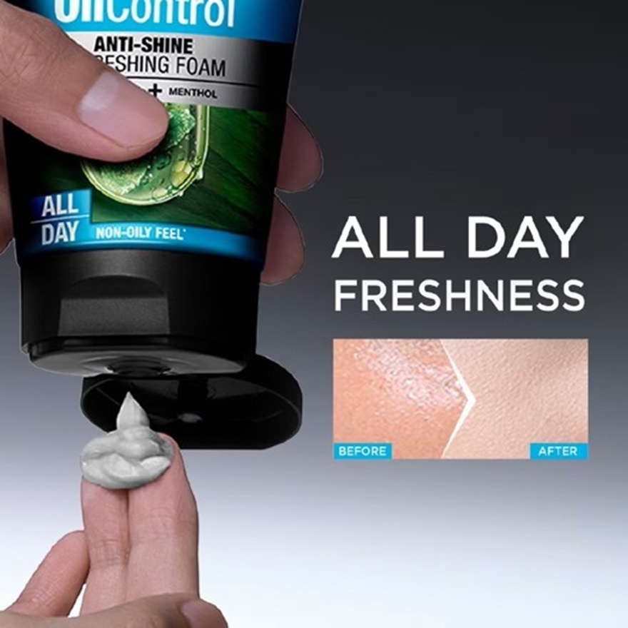 Oil Control Anti Shine Refreshing Foam Twinpack 2X100ml image