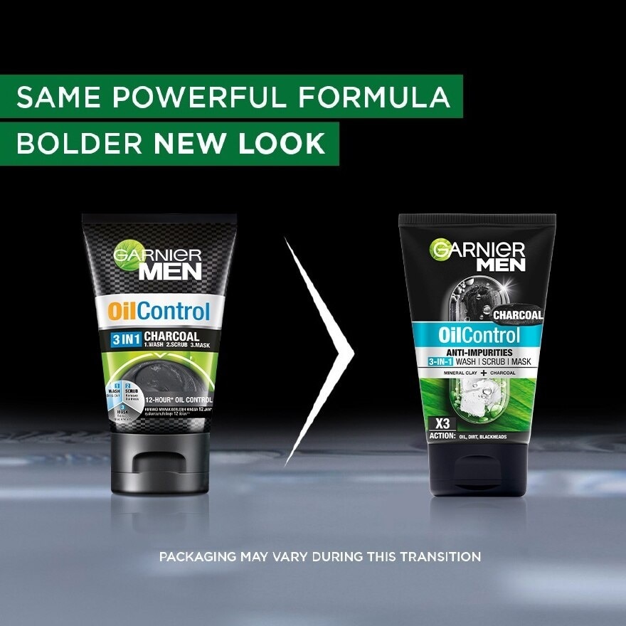 GOil Control 3 in 1 Charcoal Twinpack 2x100ML