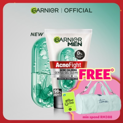 GARNIER MEN Acno Fight Gentle Gel Cleanser 100ml