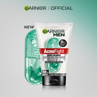 GARNIER MEN - Acno Fight Gentle Gel Cleanser 100ml image