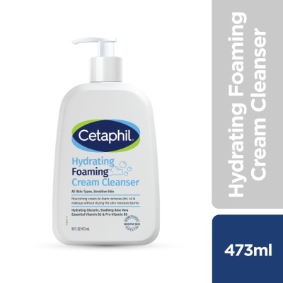 CETAPHIL Hydrating Foaming Cream Cleanser 473ml