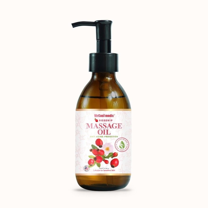 Aromatherapy Rosehip Massage Oil 200ml