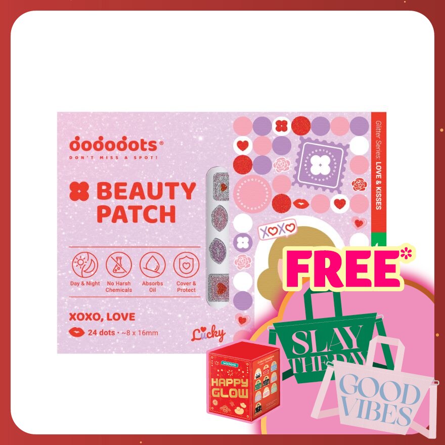 Hydrocolloid Tea Tree Oil Beauty Patch XOXO Love 24s