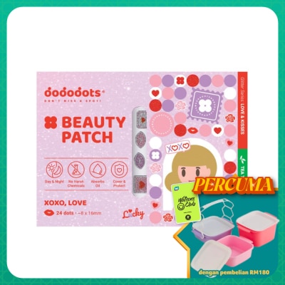 DODODOTS - Hydrocolloid Tea Tree Oil Beauty Patch XOXO Love 24s