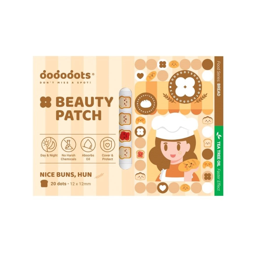 Hydrocolloid Tea Tree Oil Beauty Patch Nice Buns, Hun 20s