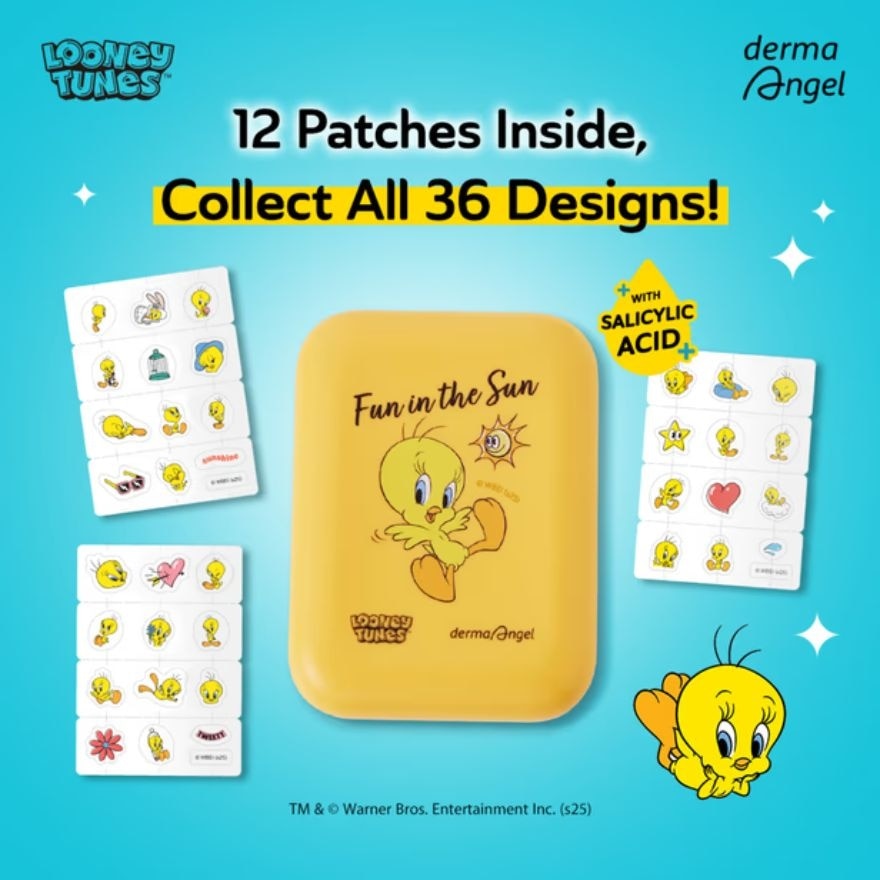 Hydrocolloid Acne Beauty Patch Looney Tunes Tweety Limited Edition 12S