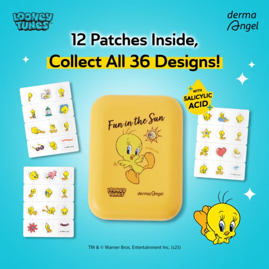 Hydrocolloid Acne Beauty Patch Looney Tunes Tweety Limited Edition 12S