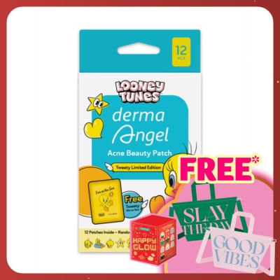 DERMA ANGEL Hydrocolloid Acne Beauty Patch Looney Tunes Tweety Limited Edition 12S