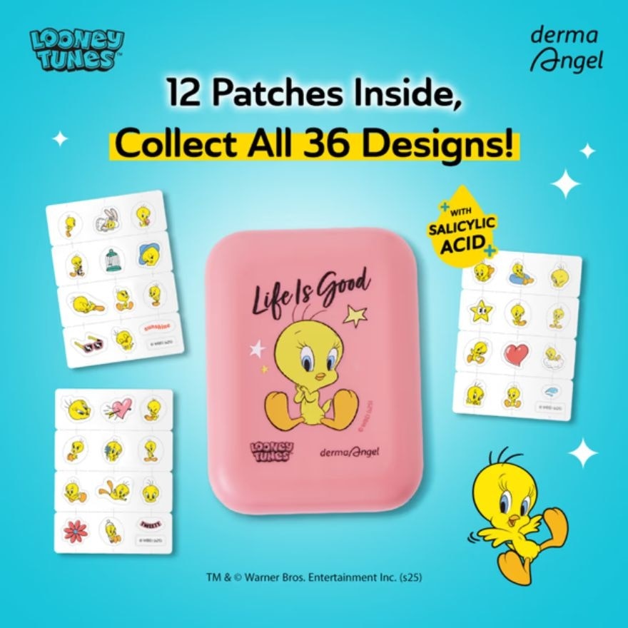 Hydrocolloid Acne Beauty Patch Looney Tunes Tweety Limited Edition 12S