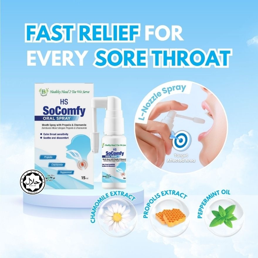 Socomfy Oral Spray 15ml