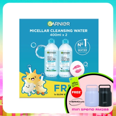 GARNIER - Micellar Cleansing Water Blue 400ml x2 + Blindbox