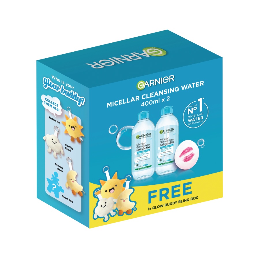 Micellar Cleansing Water Blue 400ml x2 + Blindbox image