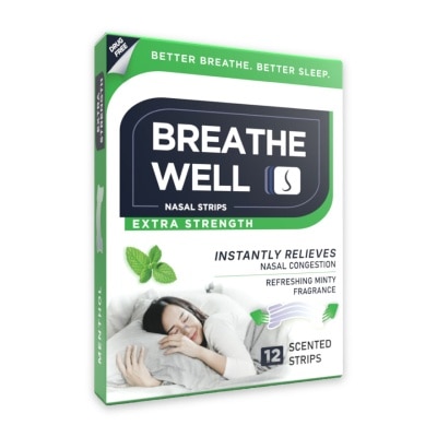 BREATHE WELL Nasal Strips Extra Strength 12s