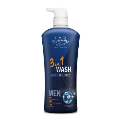 HAIR SYSTEM BY WATSONS 3 in 1 Hair Face Body Wash 500ML
