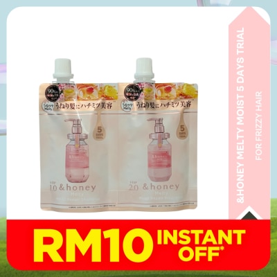 & HONEY Melty Moist 5 Days Trial Kits 1's (Shampoo + Treatment)