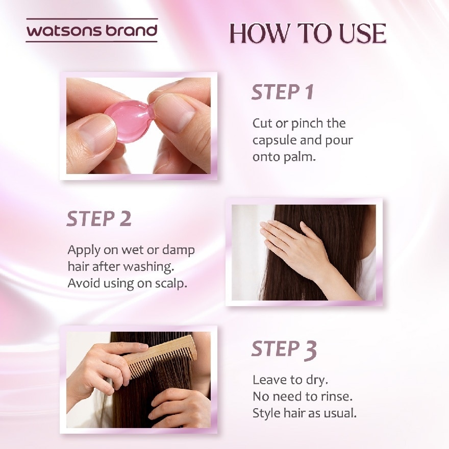 Instant Keratin Repairing Hair Serum Capsules 50S