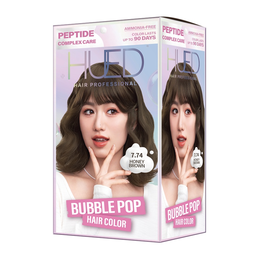 Bubble Pop Hair Color 7.74 Honey Brown 1's image